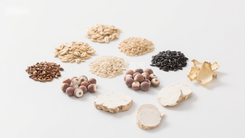 高清大图下载【趣麦麦图】-多种天然食材与药材展示