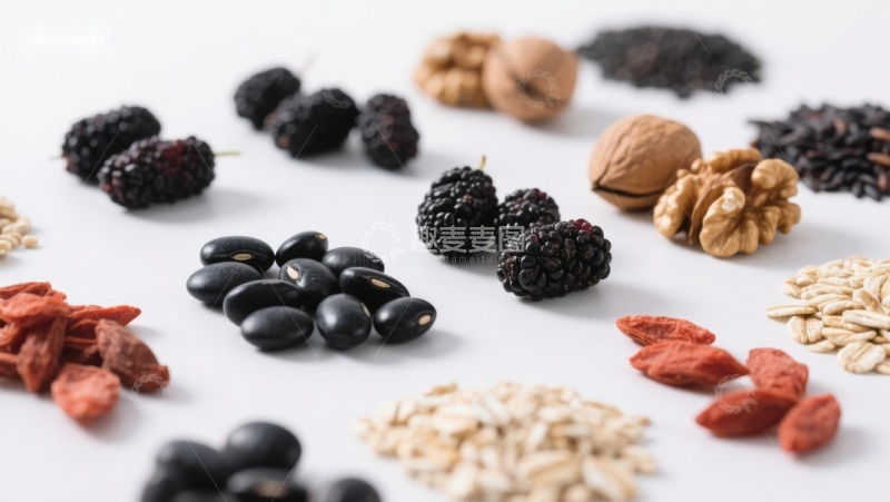 高清大图下载【趣麦麦图】多种健康食材的静态展示