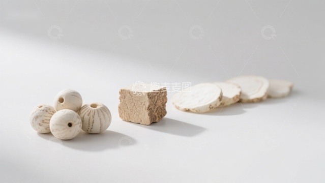 天然食材静物展示