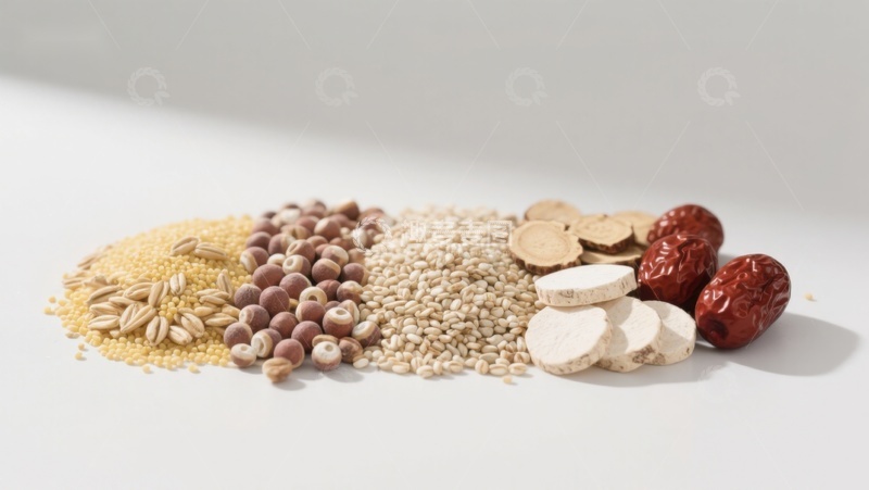 高清大图下载【趣麦麦图】-多种健康食材的静物展示