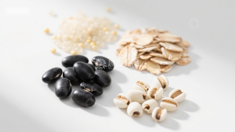 高清大图下载【趣麦麦图】多种谷物与豆类的组合展示