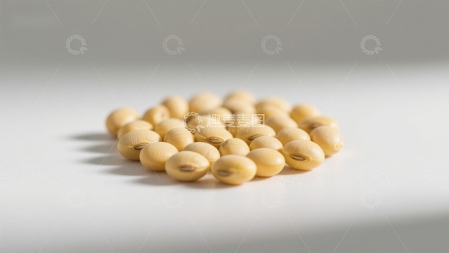 散落的黄豆粒