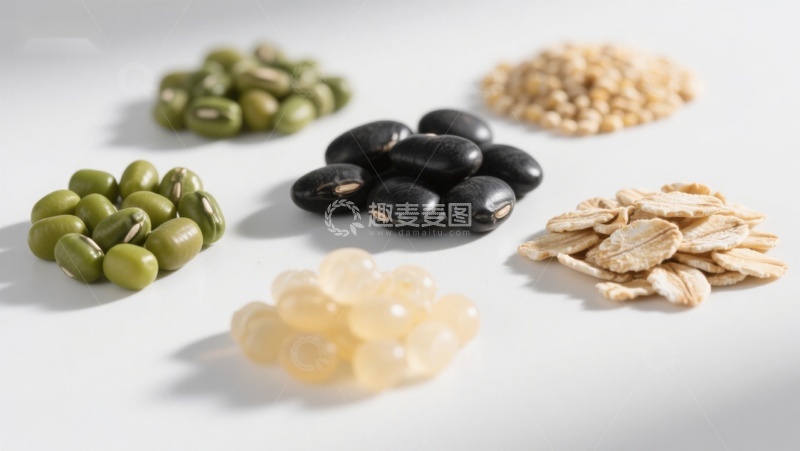 高清大图下载【趣麦麦图】多种健康食材展示