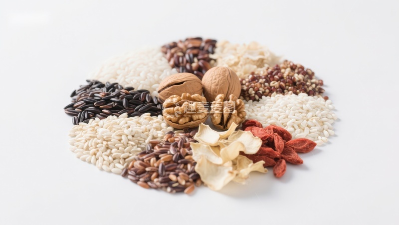 高清大图下载【趣麦麦图】多种谷物与坚果的组合