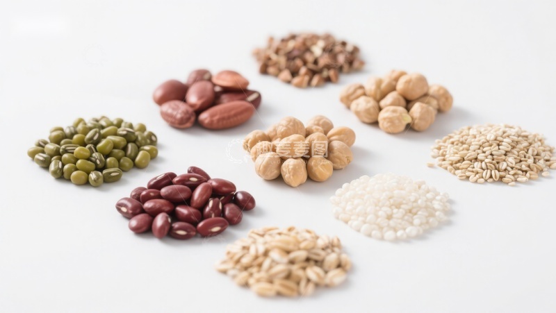 高清大图下载【趣麦麦图】多种豆类与谷物的组合展示