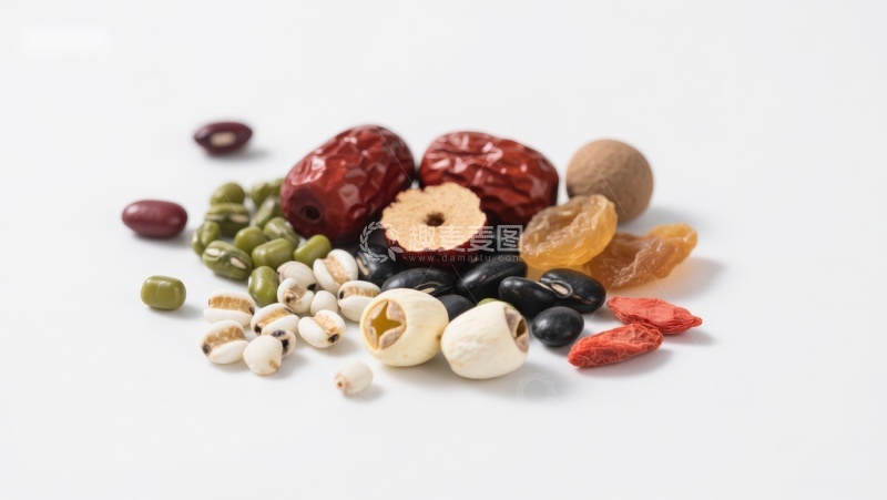 高清大图下载【趣麦麦图】多种干果与豆类的组合