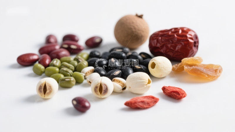 高清大图下载【趣麦麦图】多种传统食材的组合展示