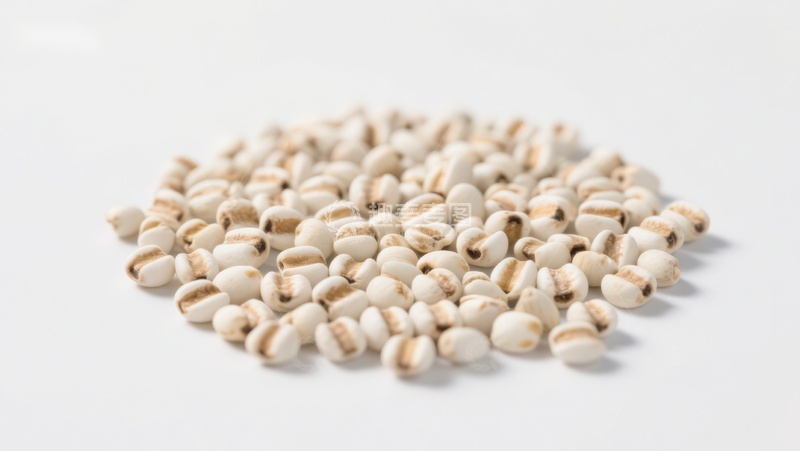 高清大图下载【趣麦麦图】一堆白色谷物的特写