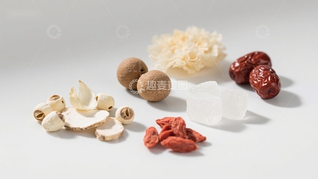 多种传统食材静物展示