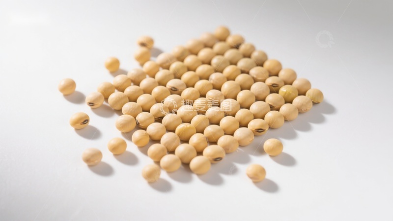 高清大图下载【趣麦麦图】整齐排列的黄豆