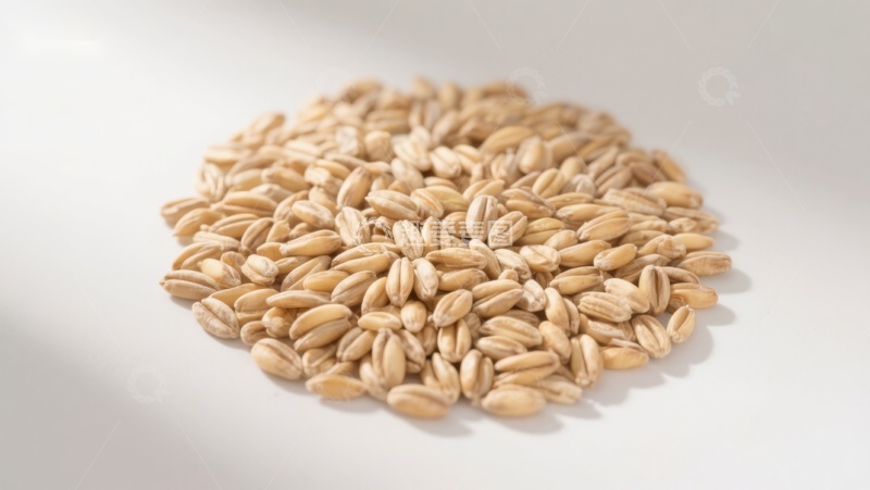 高清大图下载【趣麦麦图】一堆金黄色的谷粒