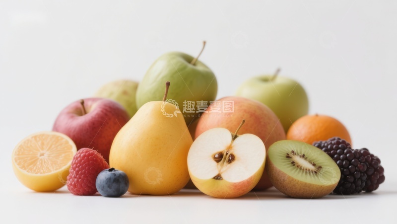 高清大图下载【趣麦麦图】新鲜水果集合展示