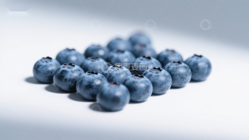 高清大图下载【趣麦麦图】新鲜蓝莓静物摄影