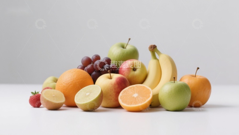 高清大图下载【趣麦麦图】新鲜水果组合静物图