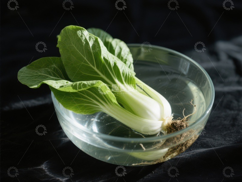 水培小白菜，清新自然