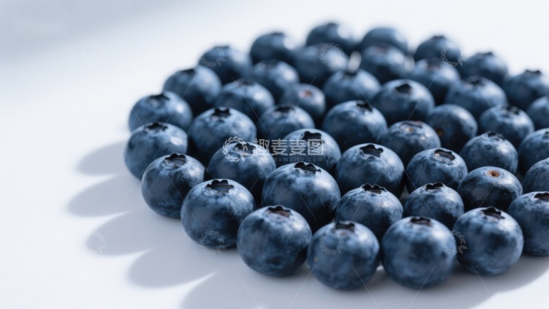 高清大图下载【趣麦麦图】新鲜蓝莓特写