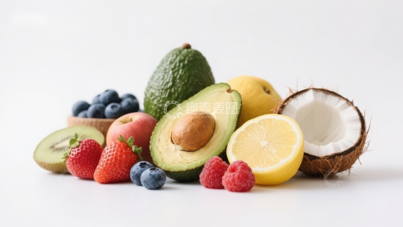 高清大图下载【趣麦麦图】新鲜水果组合展示