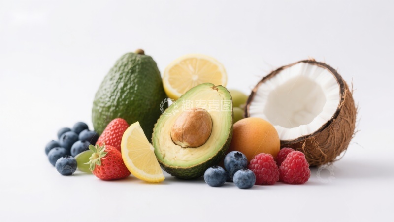 高清大图下载【趣麦麦图】新鲜水果组合展示