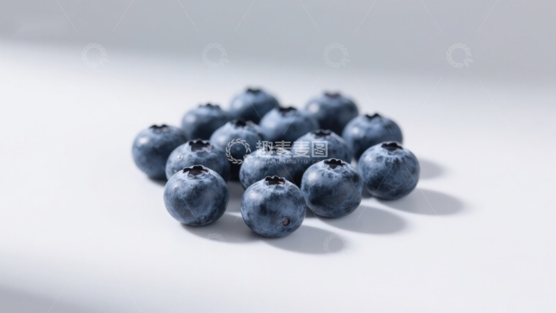 高清大图下载【趣麦麦图】新鲜蓝莓静物摄影