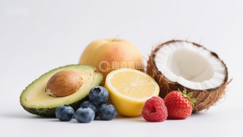 高清大图下载【趣麦麦图】新鲜水果组合展示