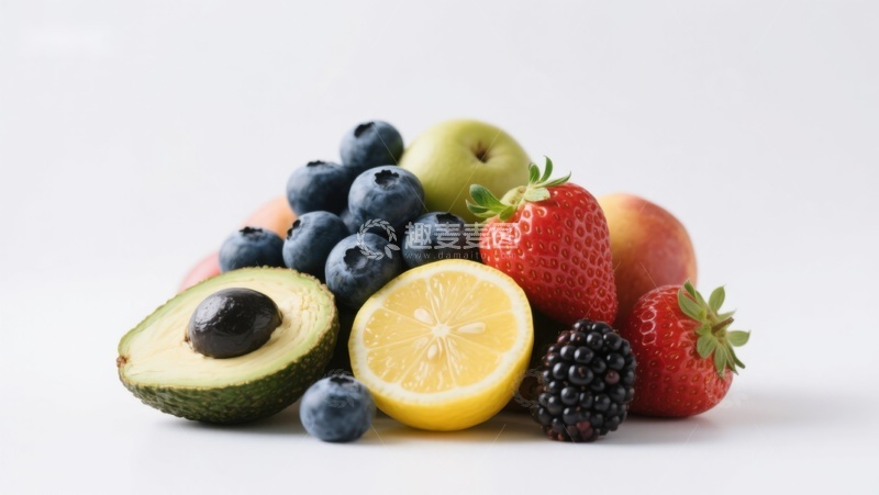 高清大图下载【趣麦麦图】新鲜水果组合展示