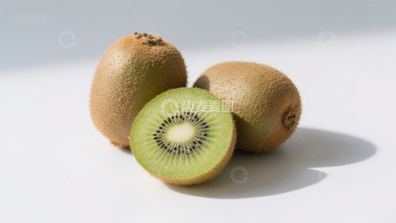 高清大图下载【趣麦麦图】新鲜猕猴桃切片展示