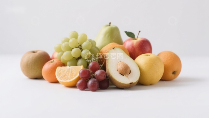 高清大图下载【趣麦麦图】新鲜水果组合展示