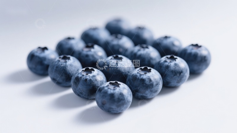 高清大图下载【趣麦麦图】新鲜蓝莓特写