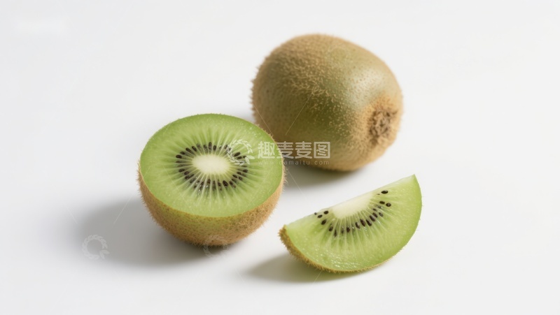 高清大图下载【趣麦麦图】新鲜猕猴桃切片展示