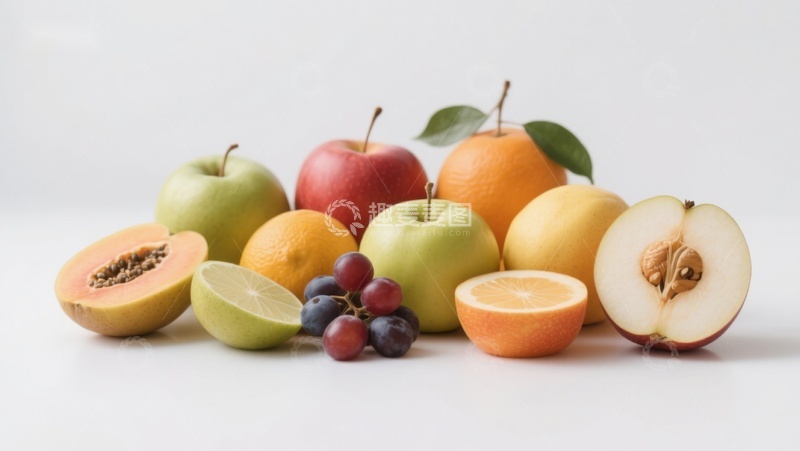 高清大图下载【趣麦麦图】新鲜水果组合展示