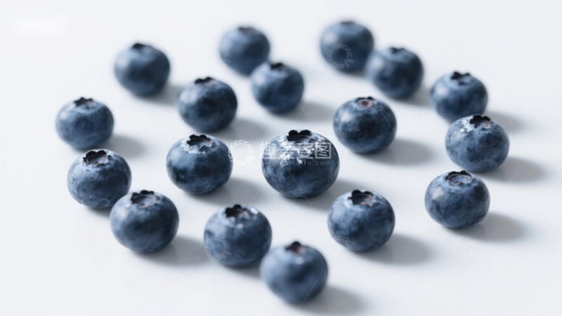 高清大图下载【趣麦麦图】新鲜蓝莓排列成圆形