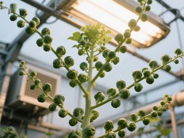 温室中的植物生长