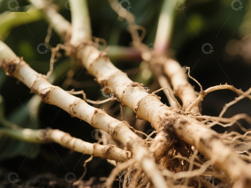 高清大图下载【趣麦麦图】新鲜植物根部特写