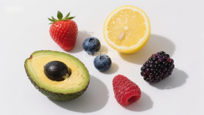 高清大图下载【趣麦麦图】新鲜水果组合展示