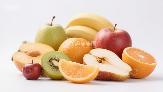 新鲜水果组合展示