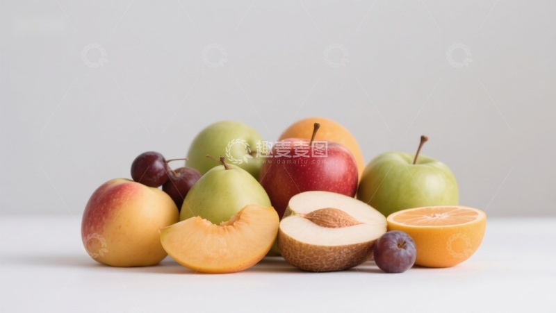 高清大图下载【趣麦麦图】新鲜水果组合展示