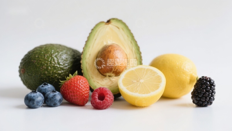 高清大图下载【趣麦麦图】新鲜水果组合展示