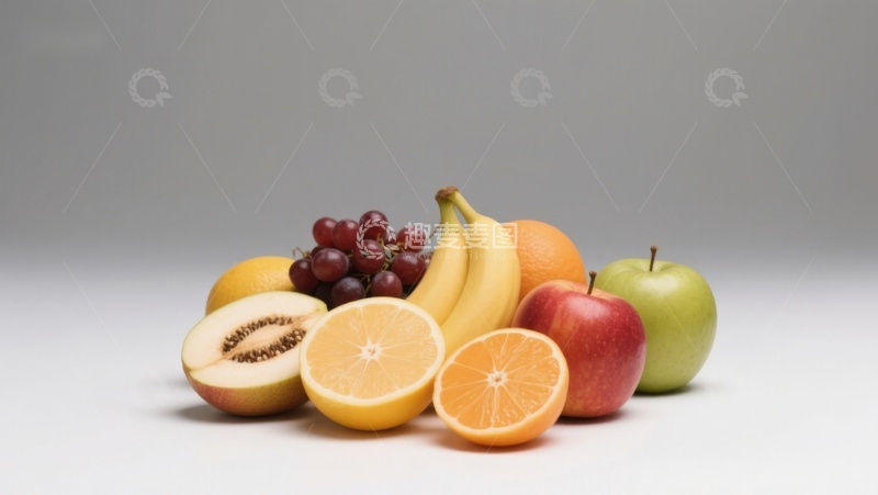 高清大图下载【趣麦麦图】新鲜水果组合展示