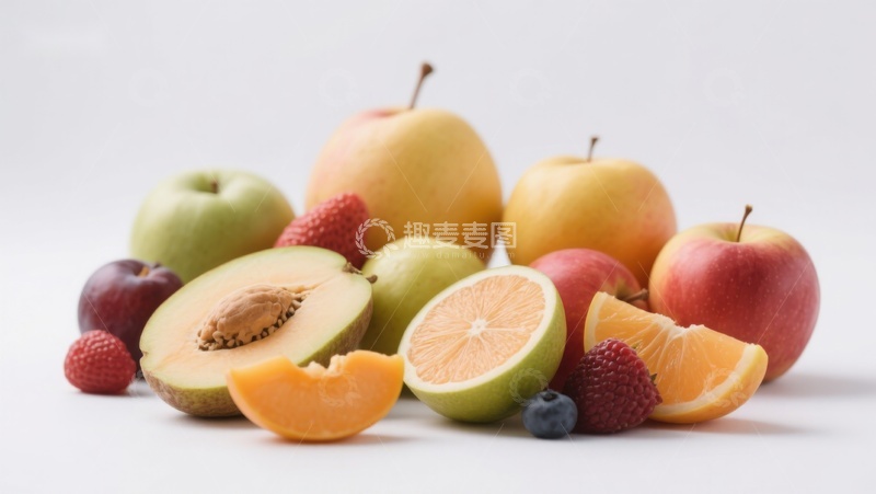 高清大图下载【趣麦麦图】新鲜水果组合展示