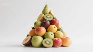 水果金字塔创意堆叠