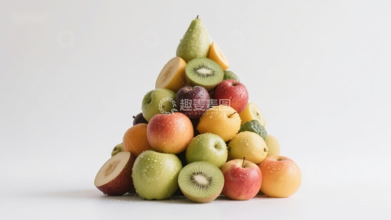 水果金字塔创意堆叠