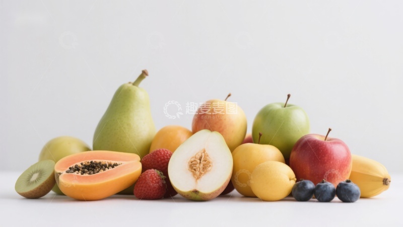 高清大图下载【趣麦麦图】新鲜水果集合展示