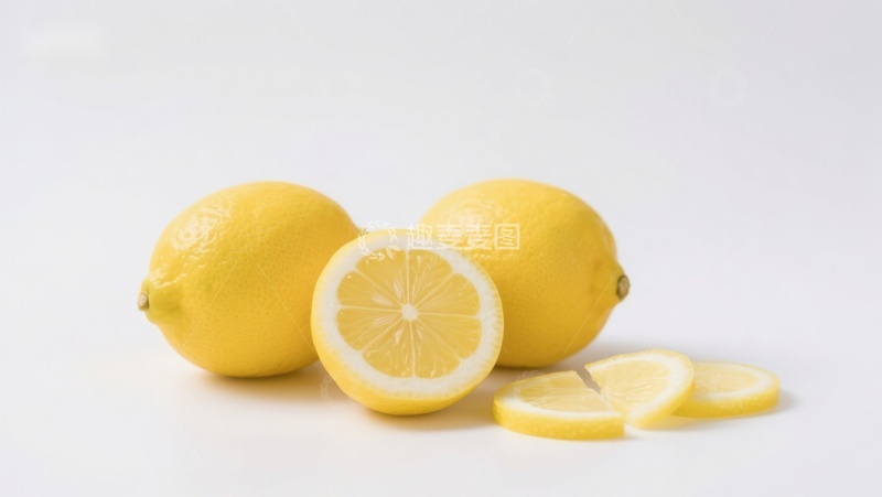 高清大图下载【趣麦麦图】新鲜柠檬切片展示