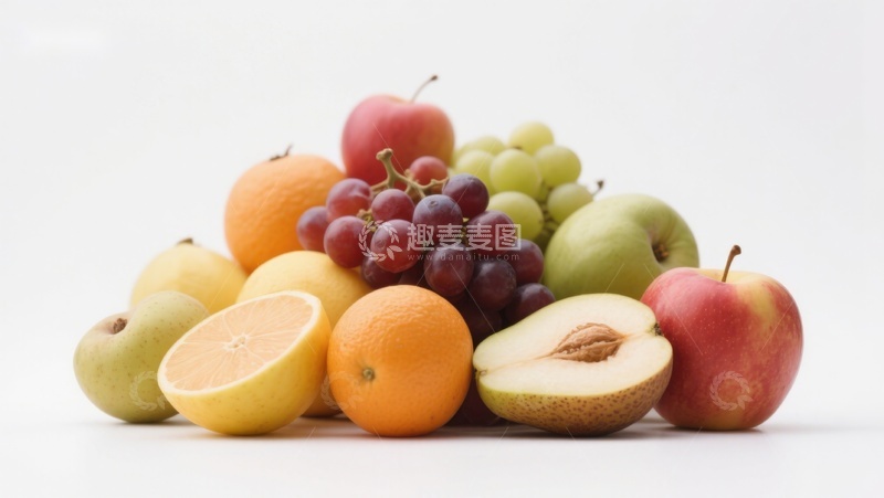 高清大图下载【趣麦麦图】新鲜水果组合展示