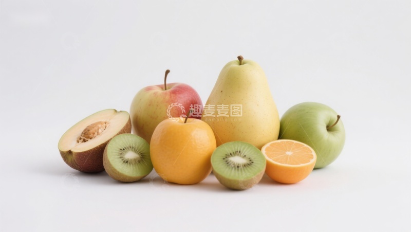 高清大图下载【趣麦麦图】新鲜水果组合展示
