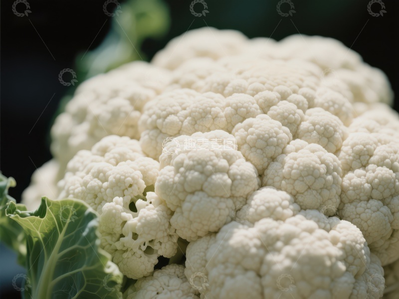 高清大图下载【趣麦麦图】新鲜的花椰菜特写