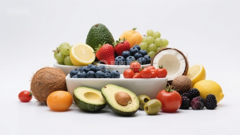 高清大图下载【趣麦麦图】色彩斑斓的水果组合