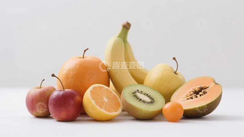 高清大图下载【趣麦麦图】新鲜水果组合展示