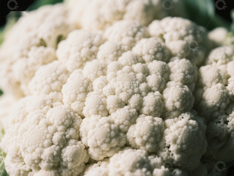 高清大图下载【趣麦麦图】新鲜花椰菜的特写
