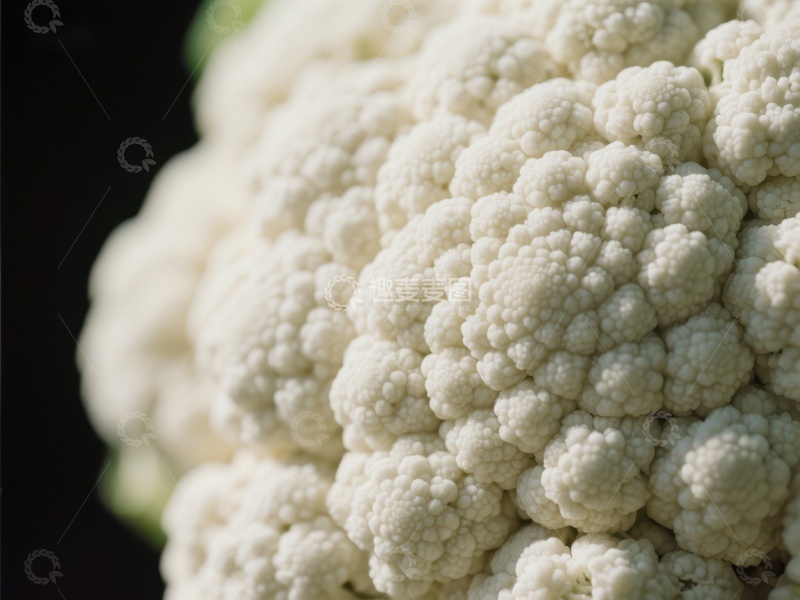 高清大图下载【趣麦麦图】新鲜花椰菜的特写